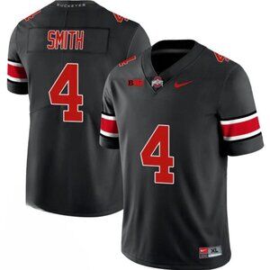 Mens Youths Select Size For Jeremiah Smith Black Jersey Stitched Vapor